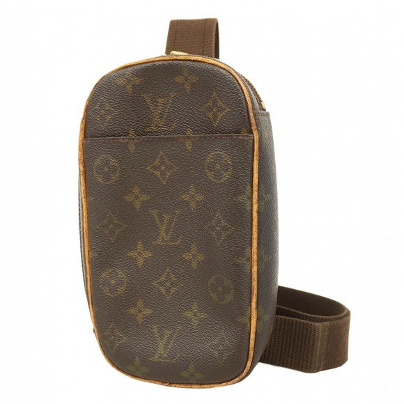 Louis Vuitton Bag Body Pochette Ganjou Monogram Brown - Picture 1 of 9